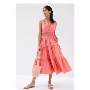 Anthropologie Maeve  Smock Tiered  Dress Sz 6